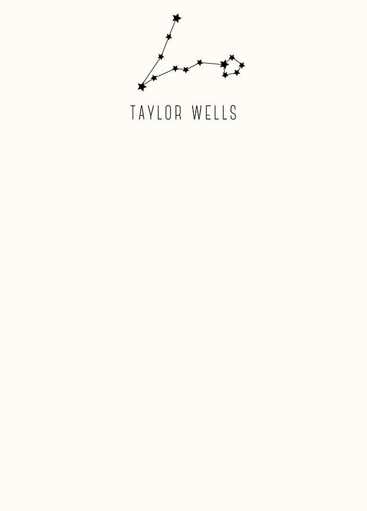 Pisces Zodiac Stationery