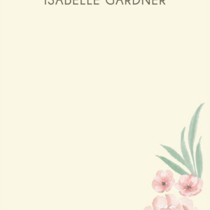 Delicate Flowers Stationery