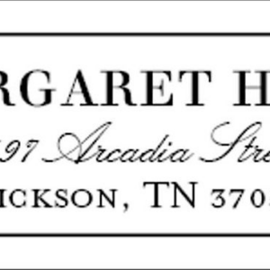619445944.png Diamond Monogram Return Address Label