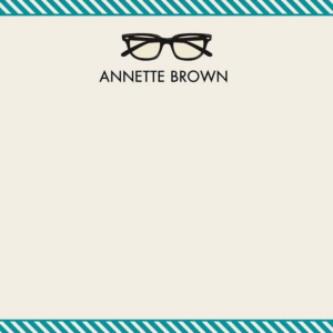 Glasses A6 Stationery