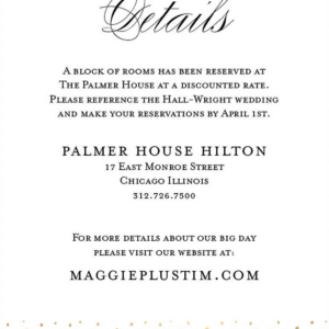 Champagne Border Information Card