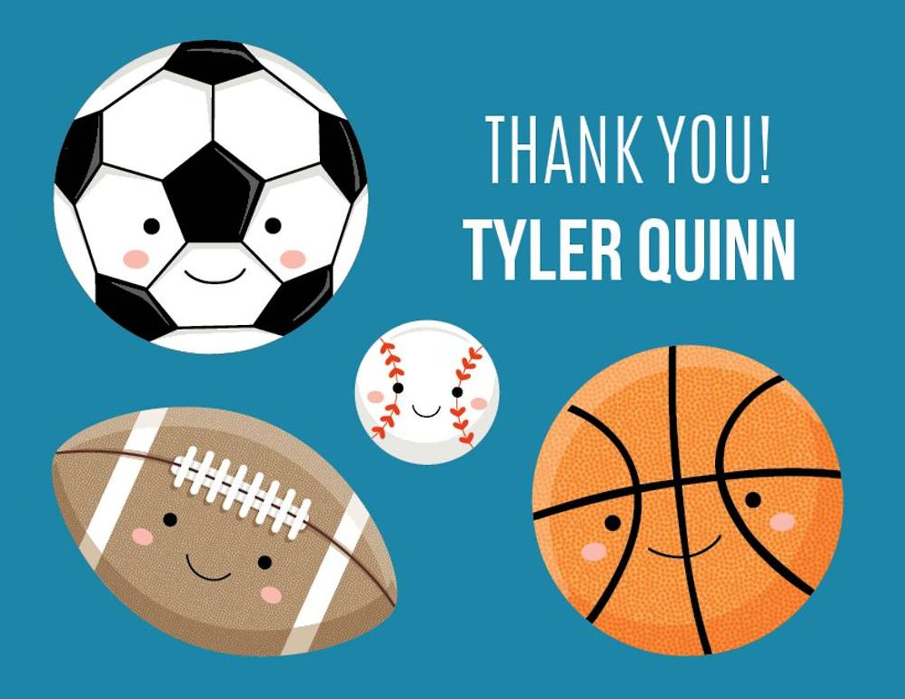 Sports Thank You Notes