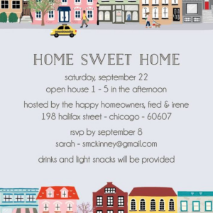 City Scene Party Invitation