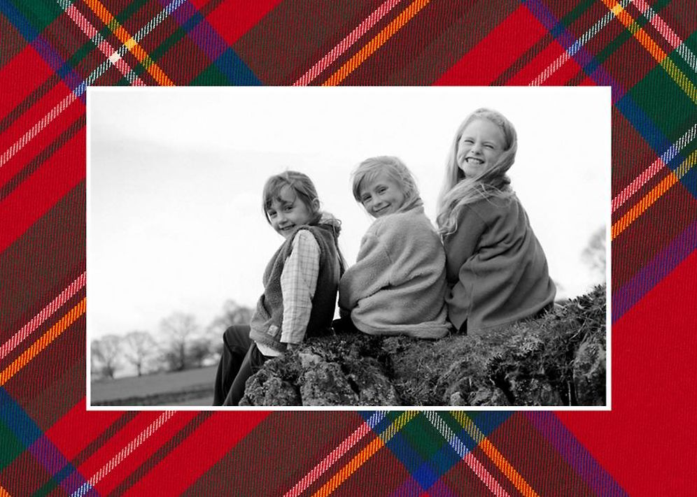 Tartan Holiday Photo Card