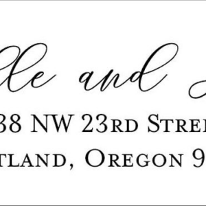 Signature Return Address Label