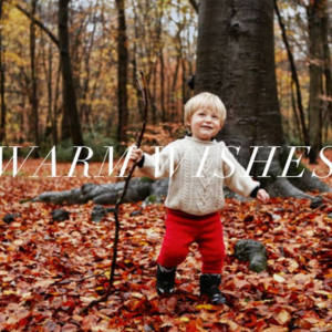 Full-Page Photo Text Overlay Holiday Photo Card