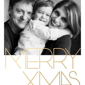 Avant-Garde Foil Christmas Photo Card