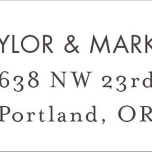 Mountainscape Return Address Label