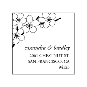 Cherry Blossom Custom Stamp Set