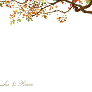 Autumn Boughs Stationery