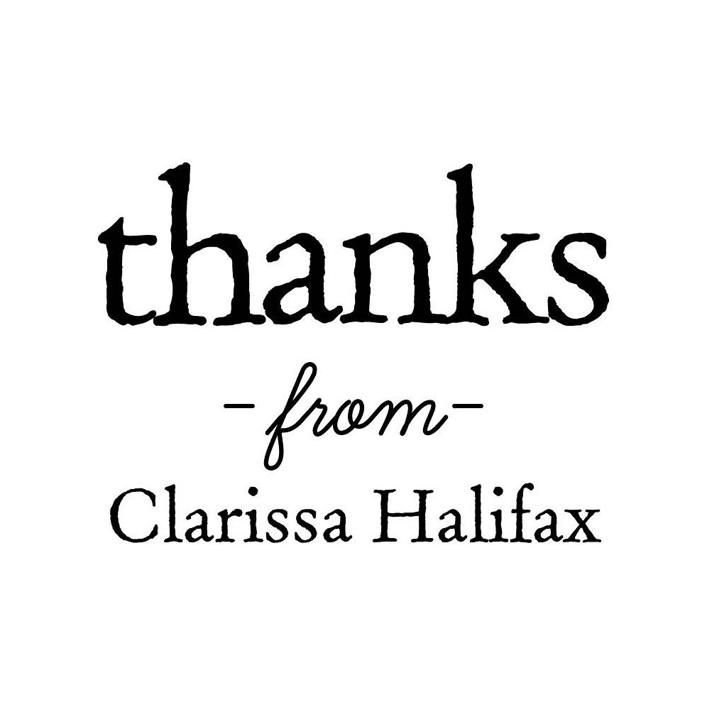 Thanks From Custom Stamp Set