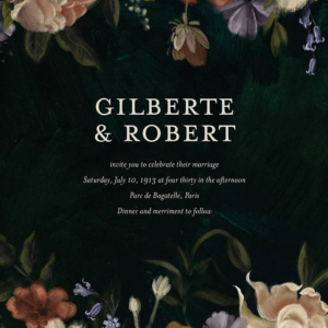 Van Vliet Wedding Invitation