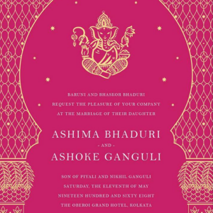 Vinayaka Wedding Invitation