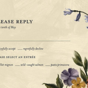 Van Vliet Response Card