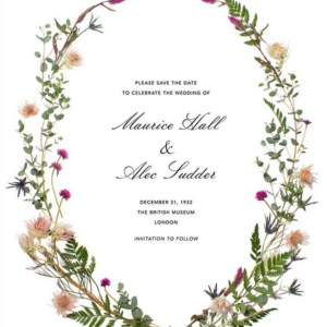 Fleurs Sauvages Save The Date