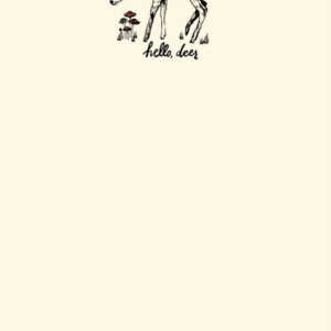 619447516.png Hello Deer Stationery