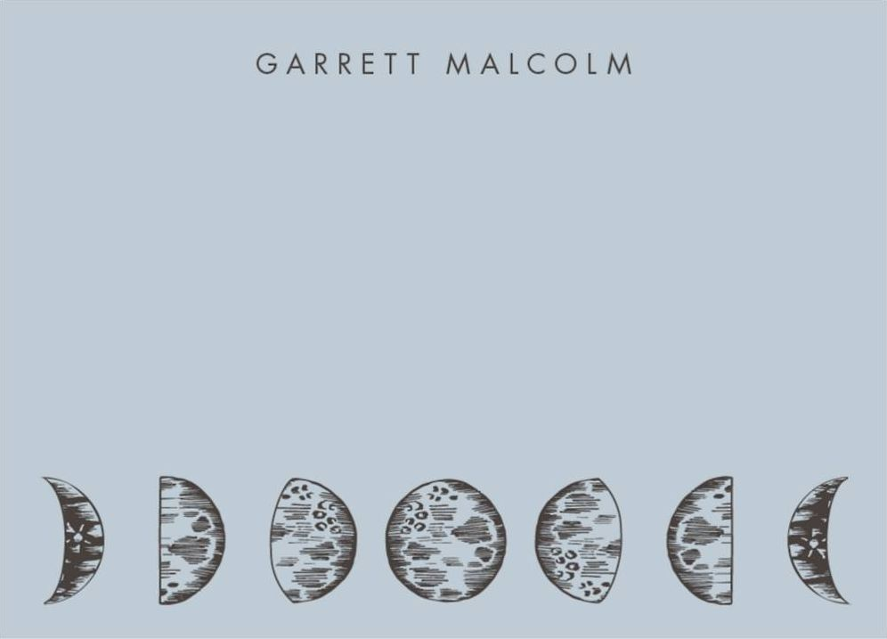 Moon Phase Stationery