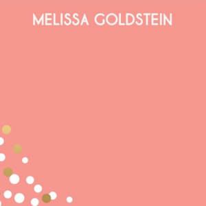 Gold Foil Stamped Confetti Solid A6 Stationery