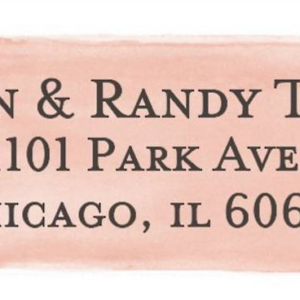 Celebrate Watercolor Return Address Label