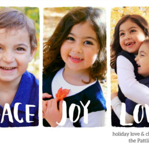 619447558_8247bd49-dc46-4639-8b0f-90a0c3e4a4ea.png Peace Joy Love Sketch Holiday Multi-Photo Card