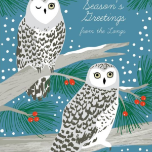 619447651.png Snowy Owls Holiday Card