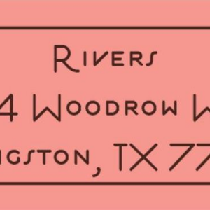 Deco Frame Return Address Label