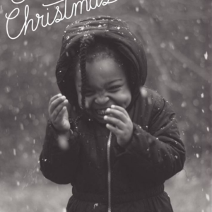 619447842.png Merry Christmas Angle Photo Card Vertical