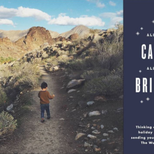 Calm and Bright Photo Card