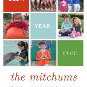 Best Year Ever Holiday Multi-Photo Card