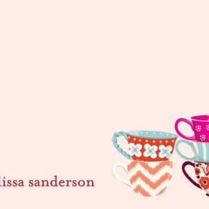 Tea Cups A6 Stationery