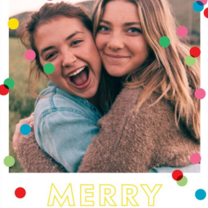 Christmas Baronial Photo Card