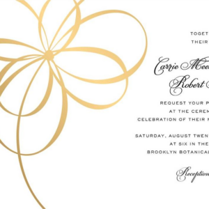 Belle Boulevard Foil Wedding Invitation