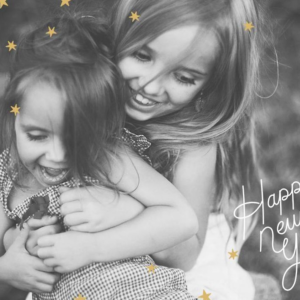 Nightly New Years Foil Photo Card