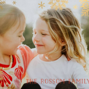 619448156.png Snowflakes Foil Photo Card Horizontal