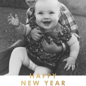 619448162.png New Year Cutouts Foil Photo Card