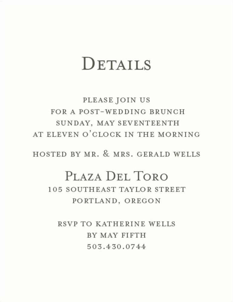 Sierra Information Card