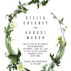 Chincoteague Wedding Invitation