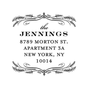 619448228.png Elegant Laurel Custom Stamp Set