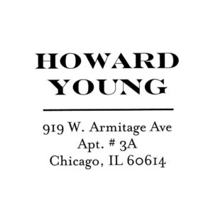 Engravers Custom Stamp Set