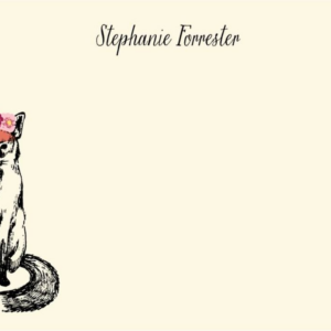 Flower Crown Fox Stationery