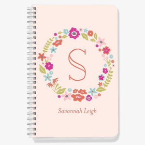 619448265.png Floral Monogram Custom Journal