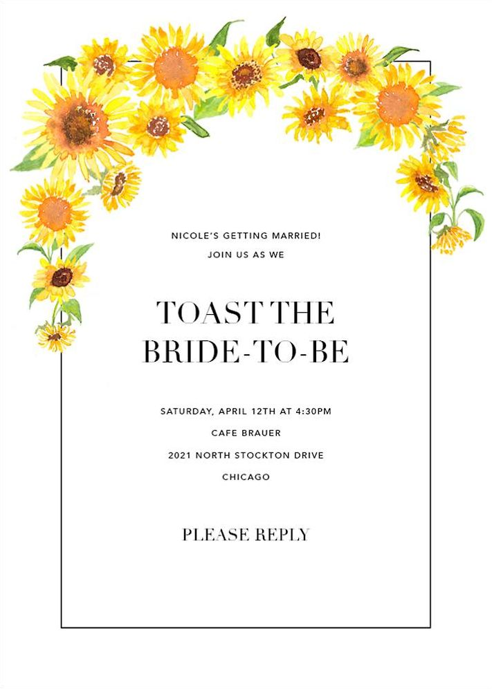 Heirloom Bridal Shower Invitation