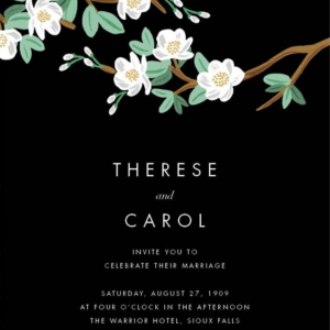 Tea Tree Wedding Invitation