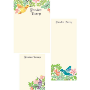 619448506.png Hummingbird Mixed Personalized Notepads