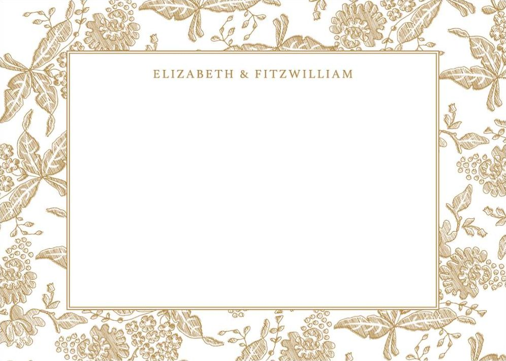 Hydrangea Lace II Stationery