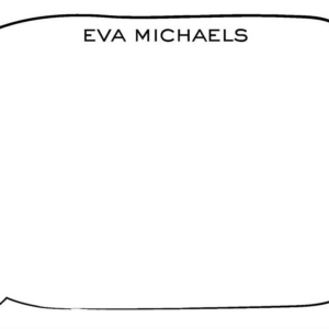 619448556.png Speech Bubble A6 Stationery