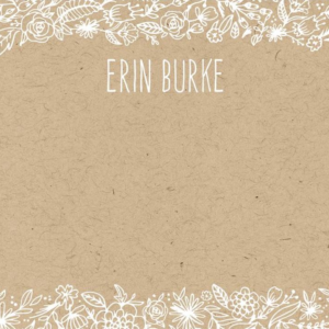 Wedding Flowers A6 Stationery