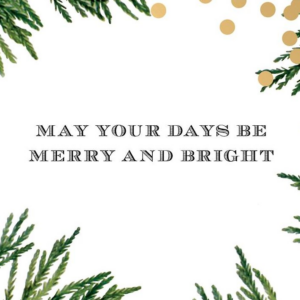 Confetti Branches Foil Greeting Card