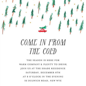 Dad Picked a Weird Tree Again Invitation