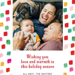 Holiday Palette Photo Card